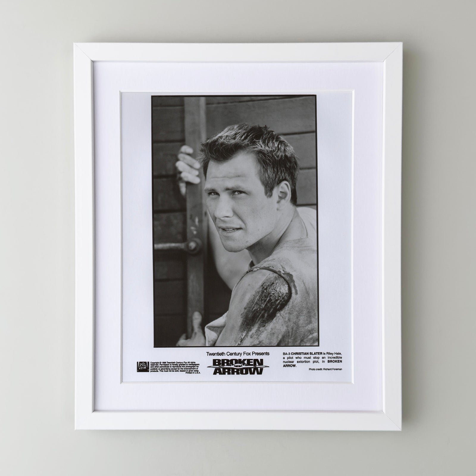 Broken Arrow 1996 Film Movie Press Publicity Still Framed