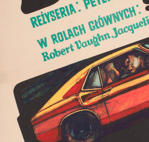 Bullitt 1971 Polish A1 Film Movie Poster, Marian Stachurski - details