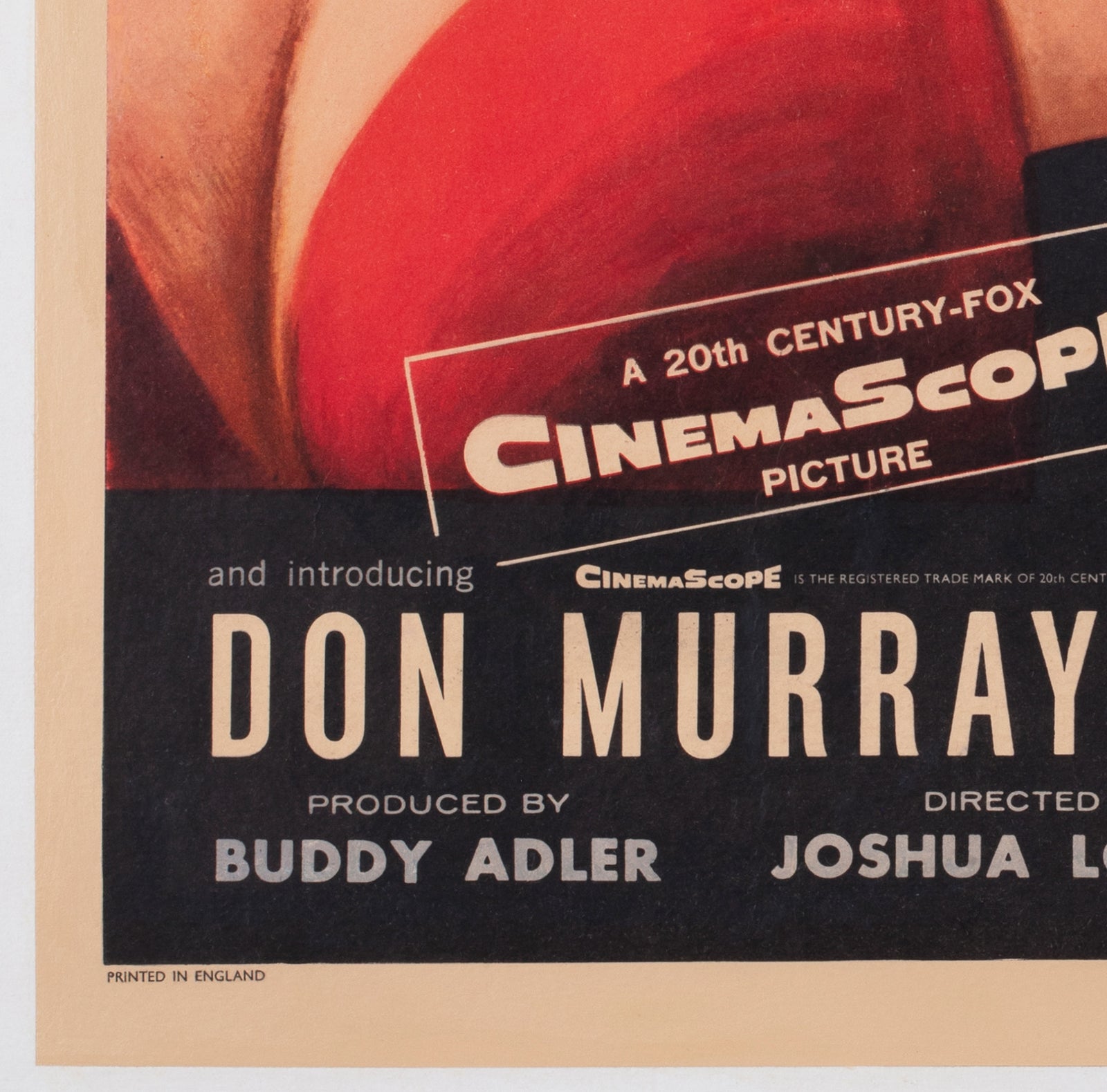 Bus Stop 1956 UK Double Crown Film Movie Poster, Tom Chantrell - detail