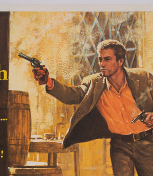 Butch Cassidy and the Sundance Kid 1969 UK Quad Film Movie Poster, Tom Beauvais - detail