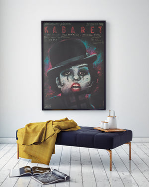 Cabaret R1988 Polish B1 Film Movie Poster, Andrzej Pagowski