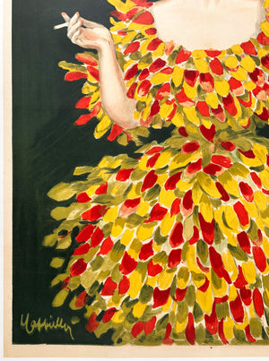 Cachou Lajaunie 1922 Vintage French Sweets Advertising Poster, Leonetto Cappiello - detail