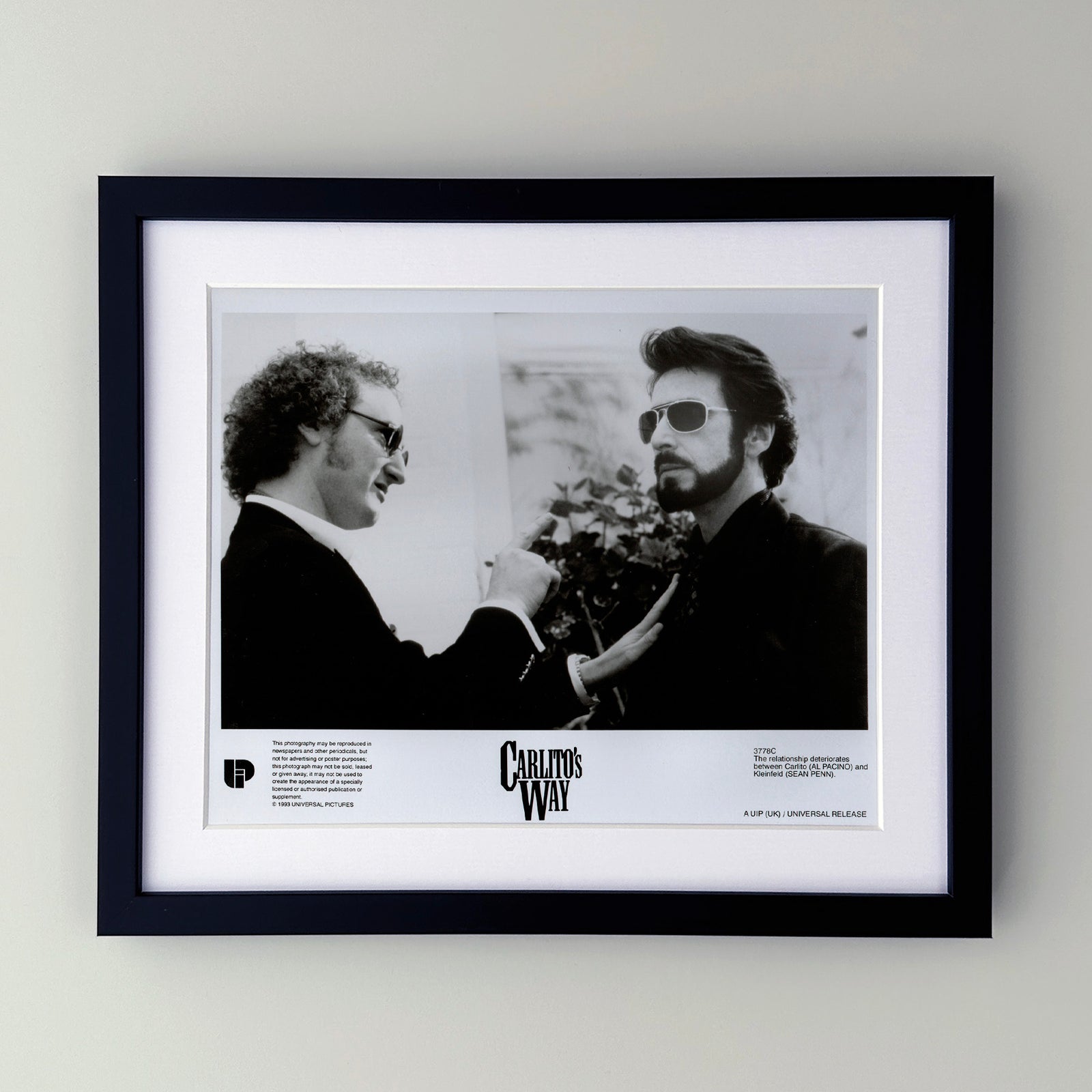 Carlitos Way 1993 Film Movie Press Publicity Still Framed