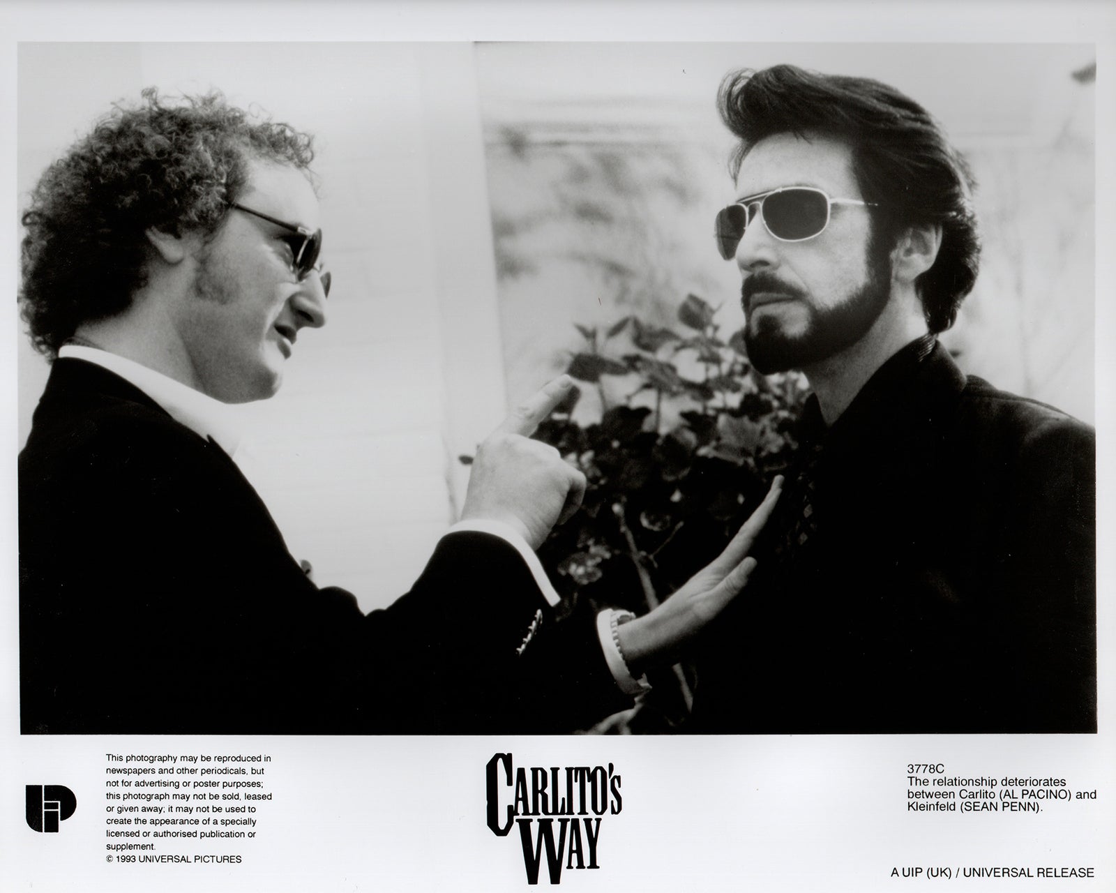 Carlitos Way 1993 Film Movie Press Publicity Still Framed