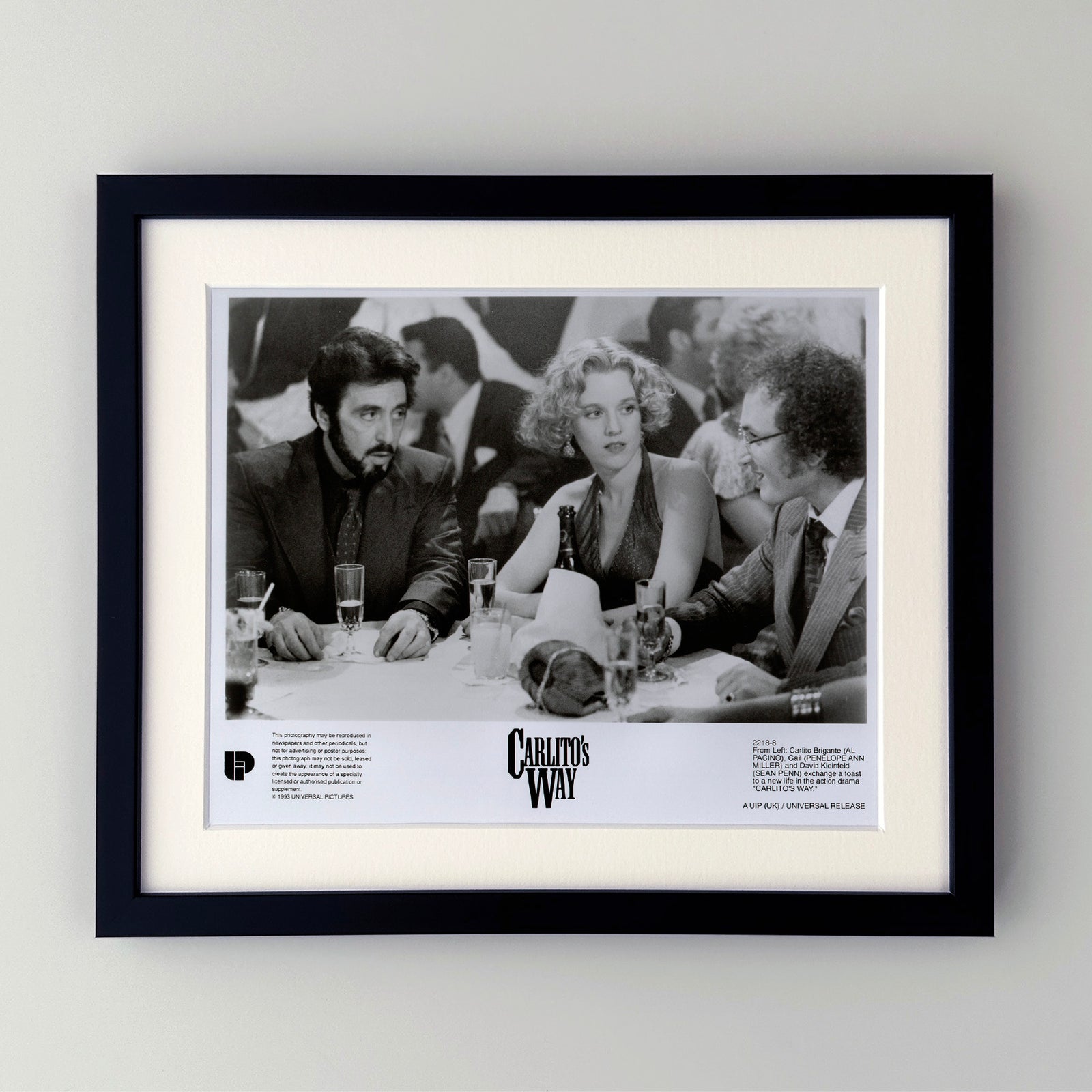 Carlitos Way 1993 Film Movie Press Publicity Still Framed