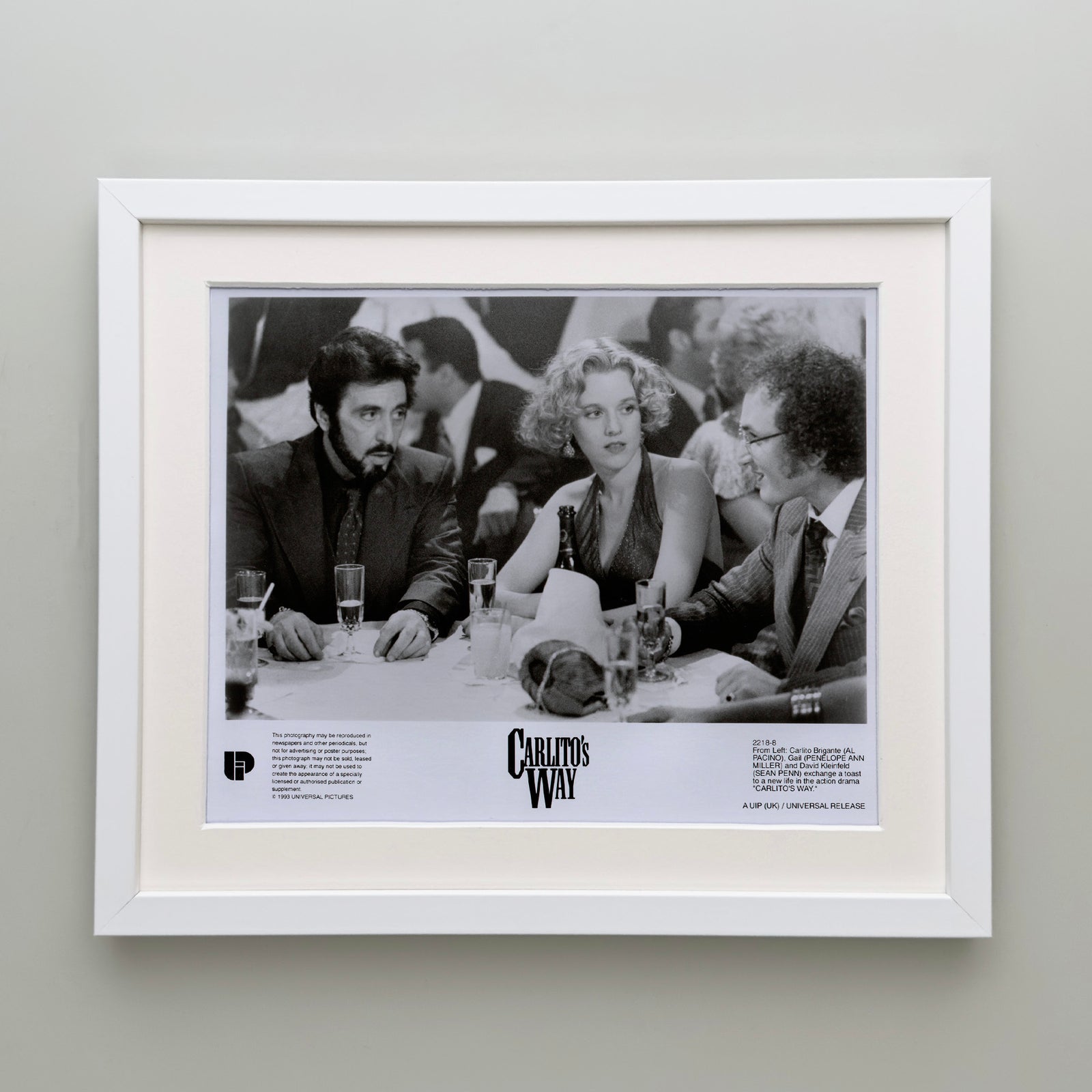 Carlitos Way 1993 Film Movie Press Publicity Still Framed