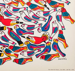 Cepelia 1967 Polish Folk Art Exhibition Poster Waldemar Swierzy - detail