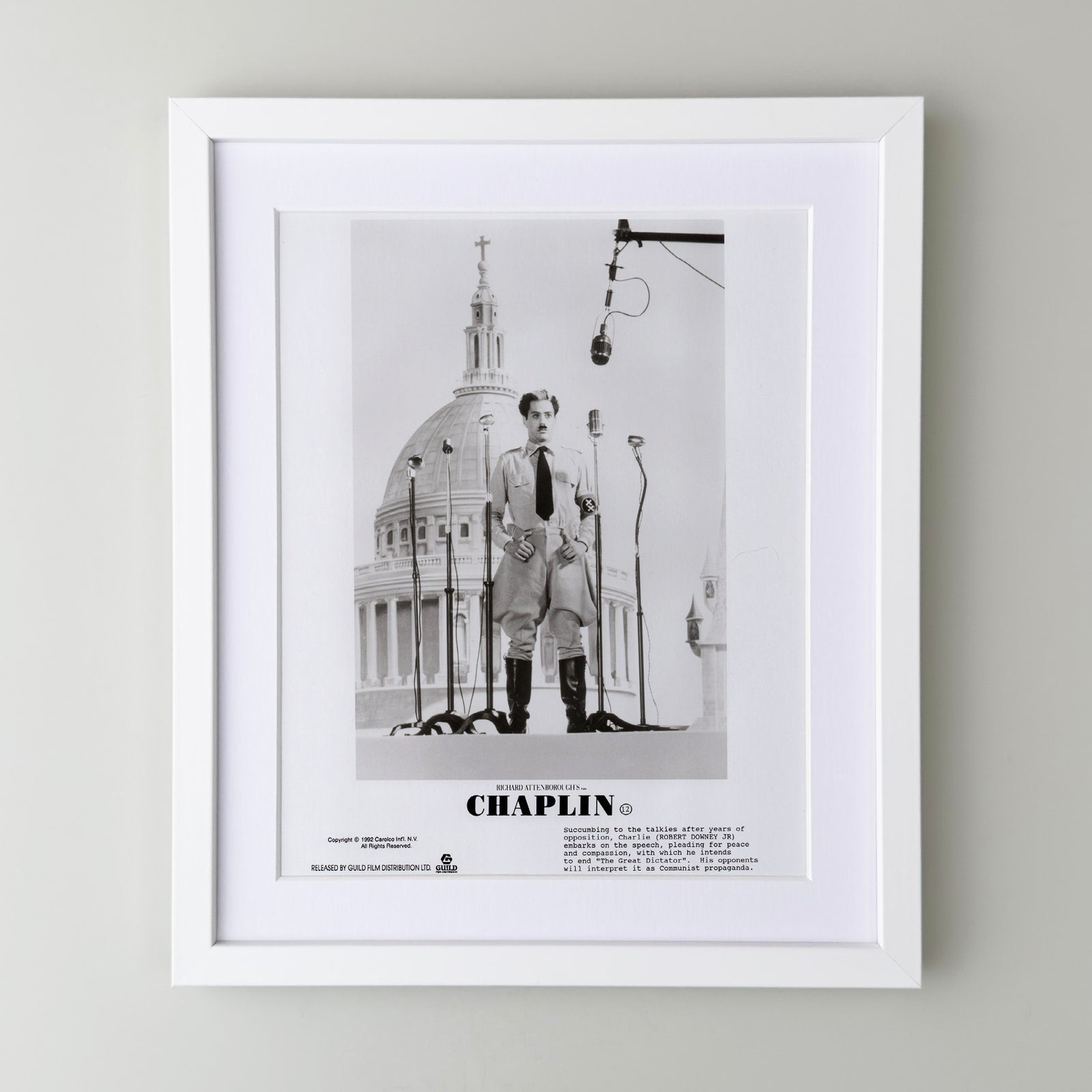 Chaplin 1992 Film Movie Press Publicity Still Framed
