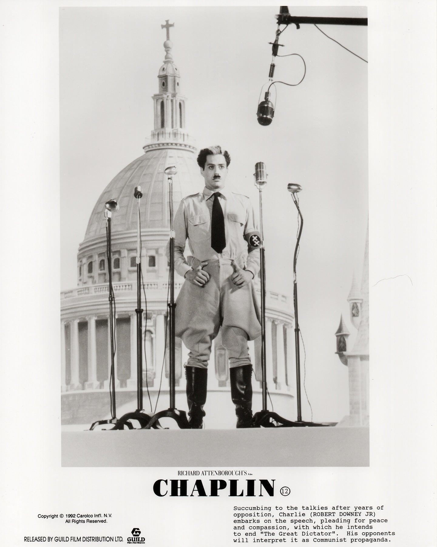 Chaplin 1992 Film Movie Press Publicity Still Framed