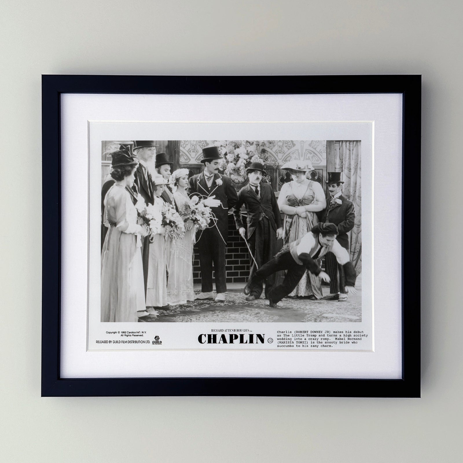 Chaplin 1992 Film Movie Press Publicity Still Framed