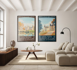 Chaumont c1928 French Railway Travel Advertising Poster Contant Duval