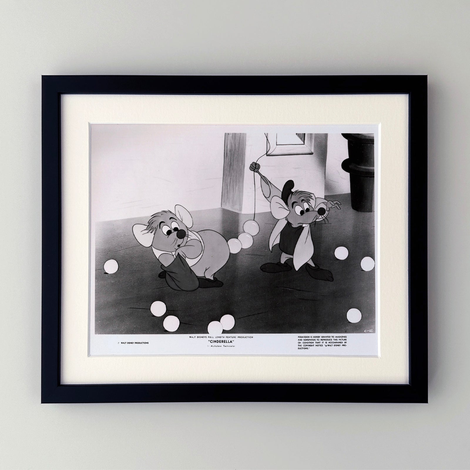 Cinderella 1950 Publicity Film Movie Press Still Framed
