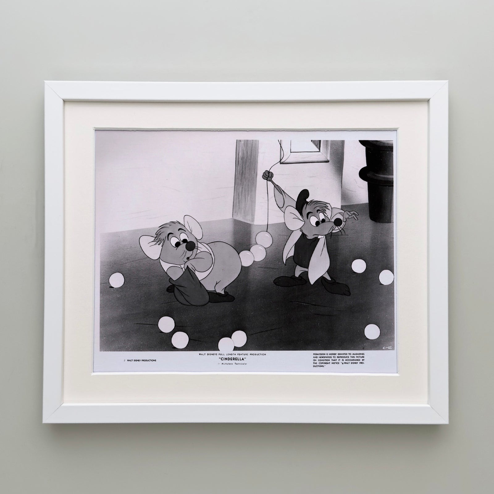 Cinderella 1950 Publicity Film Movie Press Still Framed