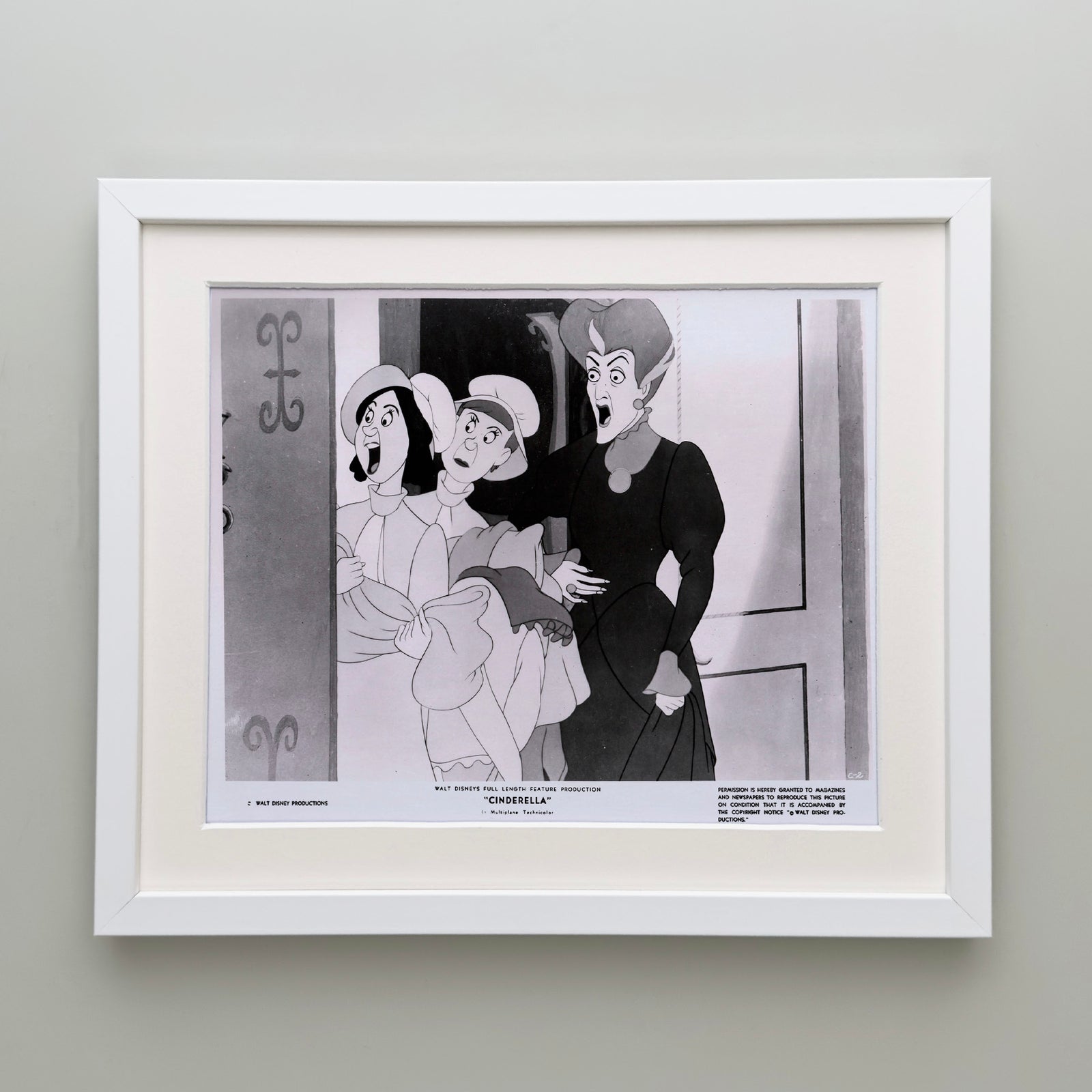 Cinderella 1950 Publicity Film Movie Press Still Framed