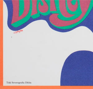 Cinderella 1970 Czech A3 Film Poster Karel Vaca - detail