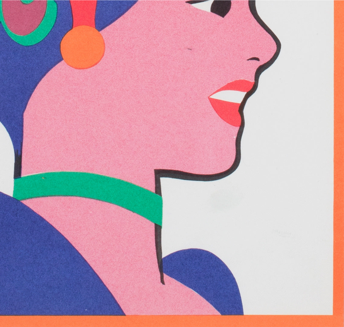 Cinderella 1970 Czech A3 Film Poster Karel Vaca - detail
