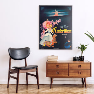 Cinderella R1960s French Moyenne Film  Movie Poster