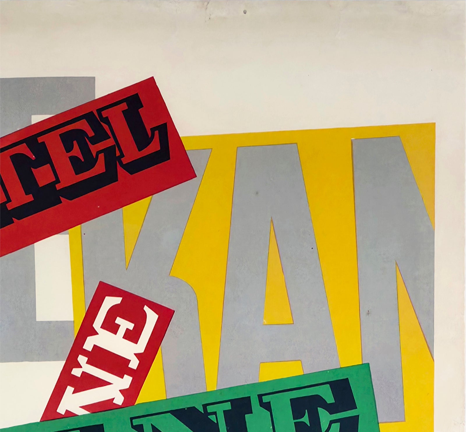 Citizen Kane 1957 Polish A1 Film Poster Henryk Tomaszewski - detail