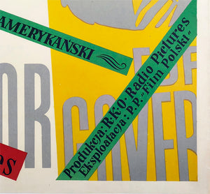 Citizen Kane 1957 Polish A1 Film Poster Henryk Tomaszewski - detail