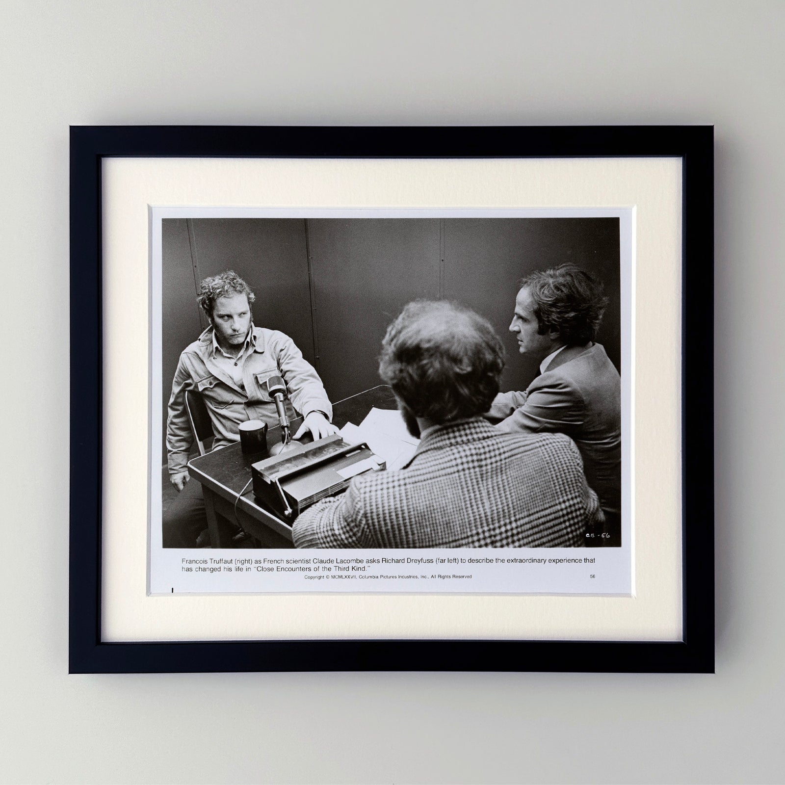 Close Encounters of the Third Kind 1977 Film Movie Press Publicity Still Framed