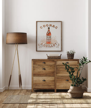 Cognac Guillot c1910 French Alcohol Advertising Poster