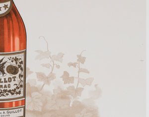 Cognac Guillot c1910 French Alcohol Advertising Poster