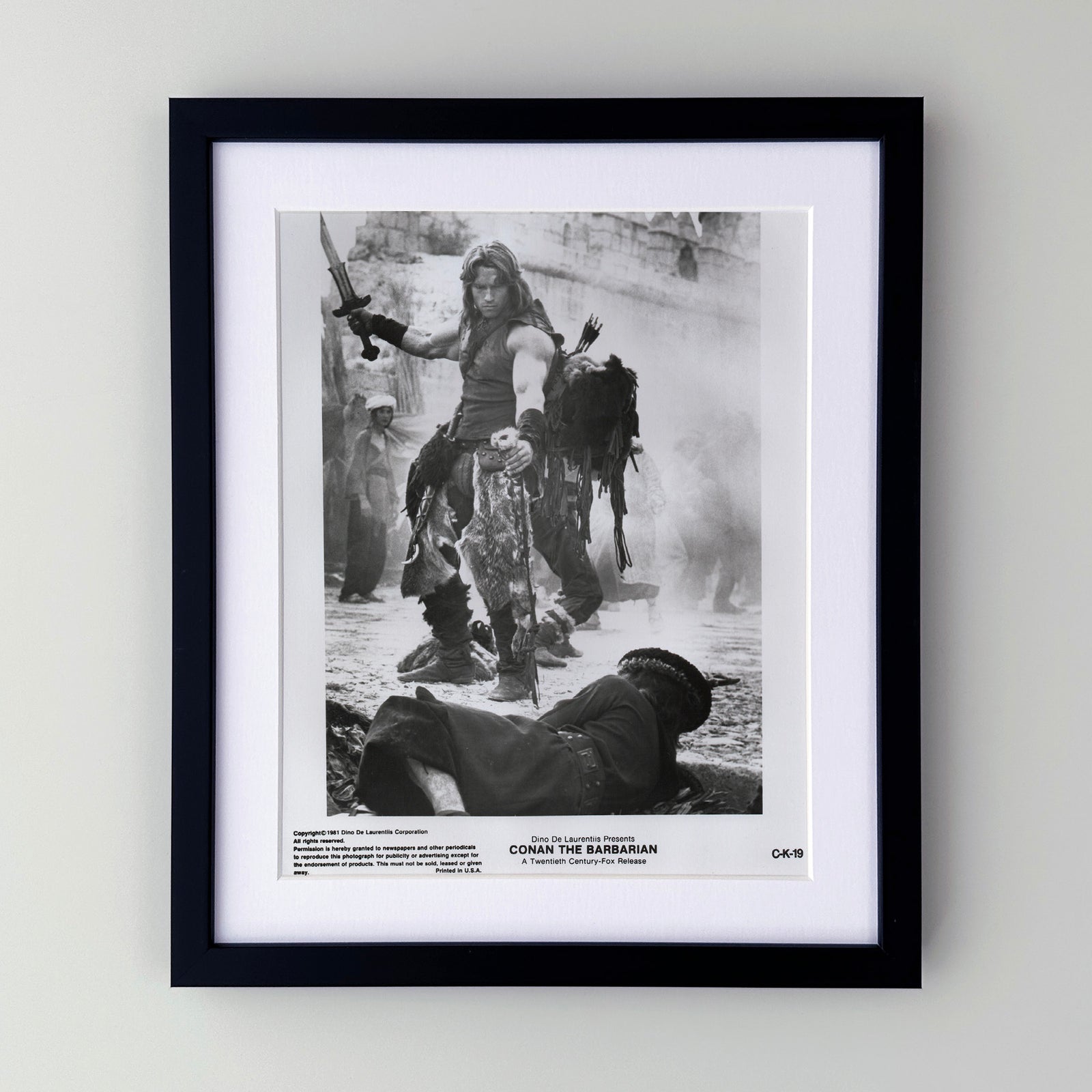 Conan The Barbarian 1981 Film Movie Press Publicity Still Framed