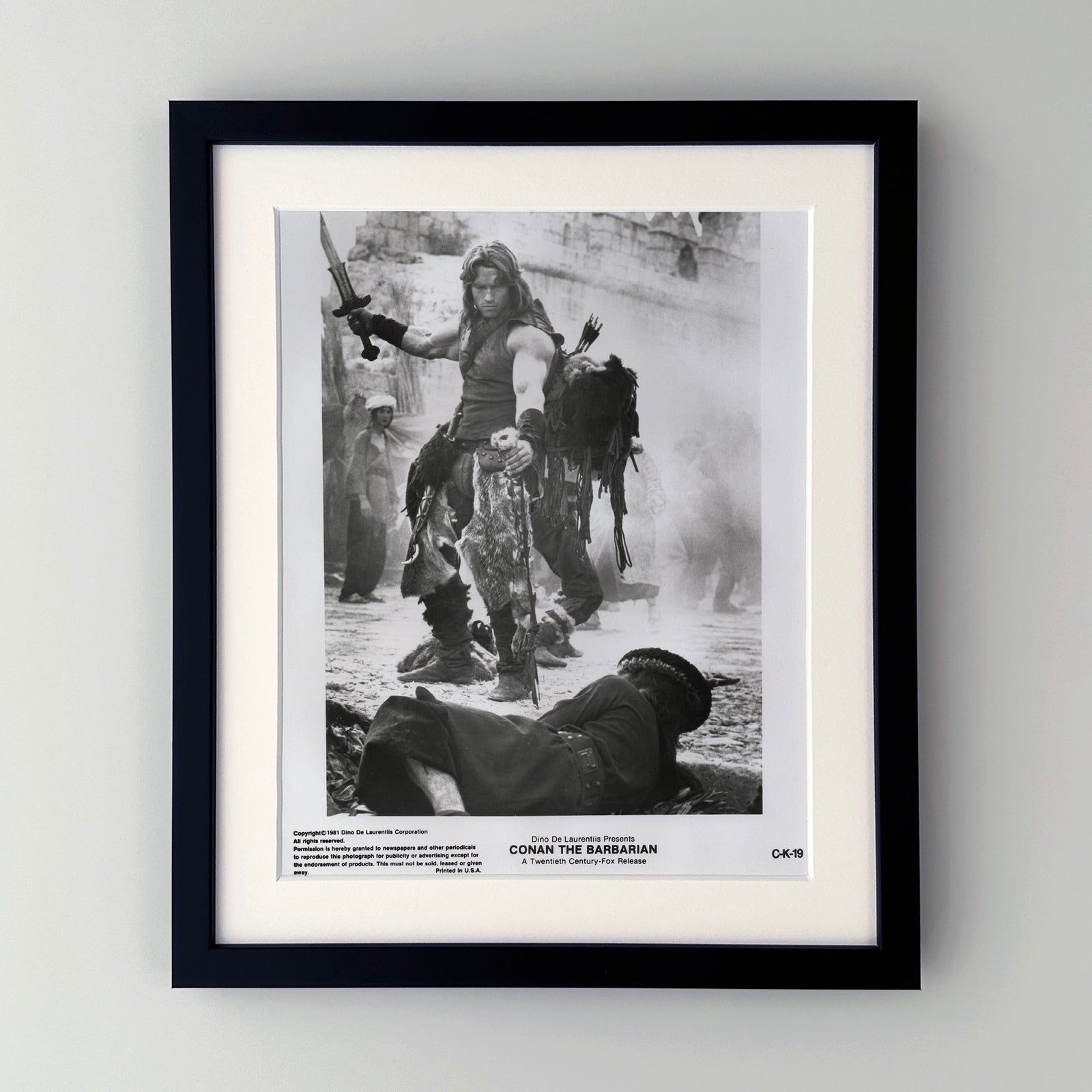 Conan The Barbarian 1981 Film Movie Press Publicity Still Framed