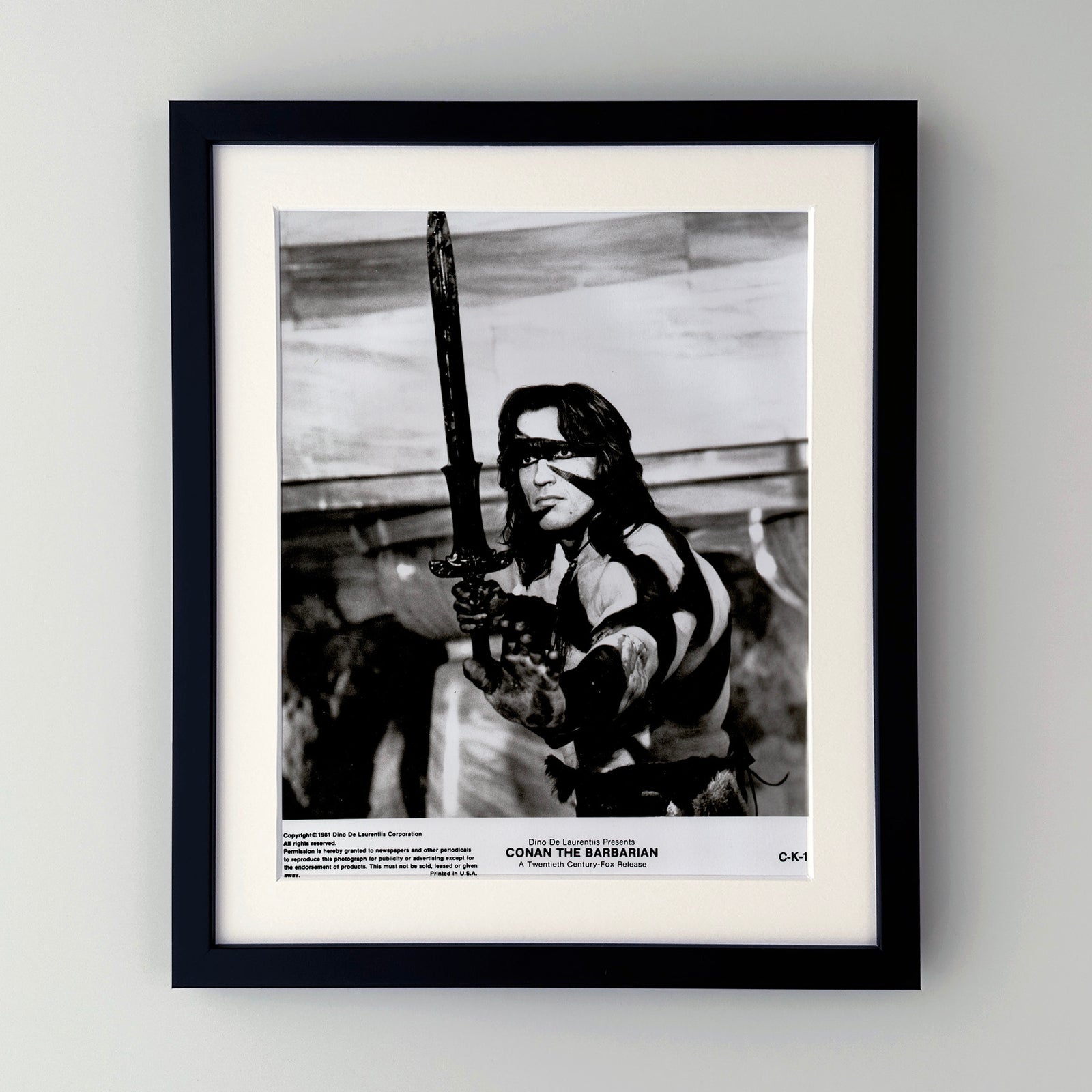 Conan The Barbarian 1981 Film Movie Press Publicity Still Framed