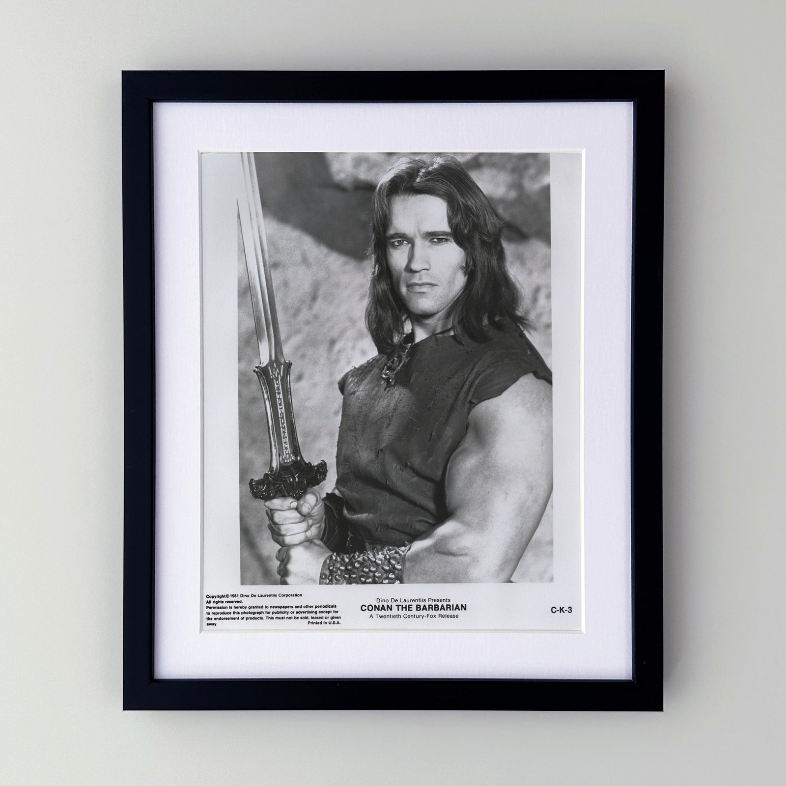 Conan The Barbarian 1981 Film Movie Press Publicity Still Framed