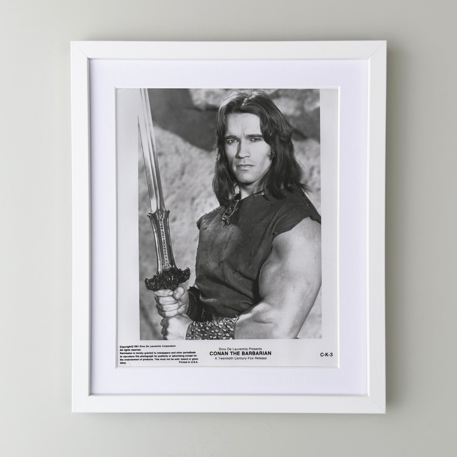 Conan The Barbarian 1981 Film Movie Press Publicity Still Framed