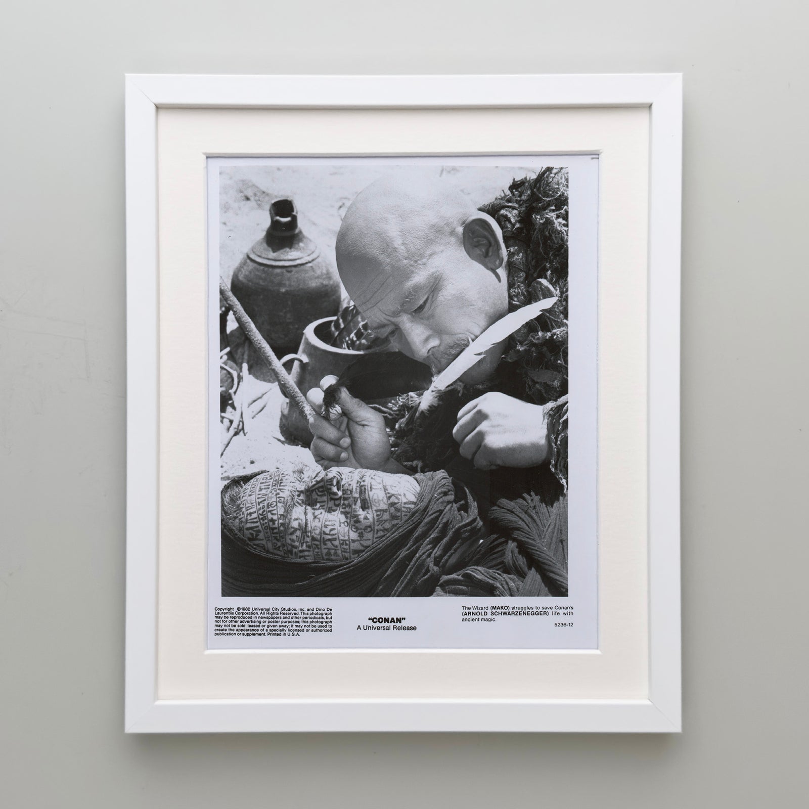 Conan the Barbarian 1982 Film Movie Press Publicity Still Framed