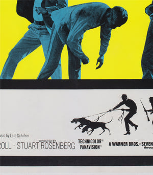 Cool Hand Luke 1967 UK Quad Film Movie Poster - detail