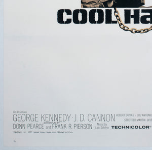 Cool Hand Luke 1967 US 1 Sheet Film Movie Poster, James Bama - detail