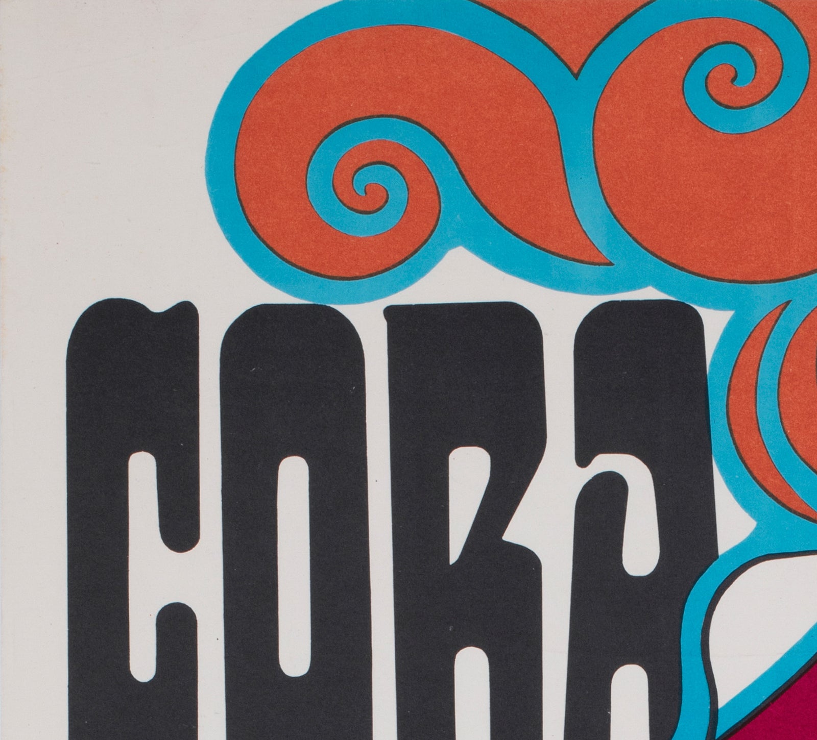 cora 1968 polish fashion advertising poster wiktor gorka - detail