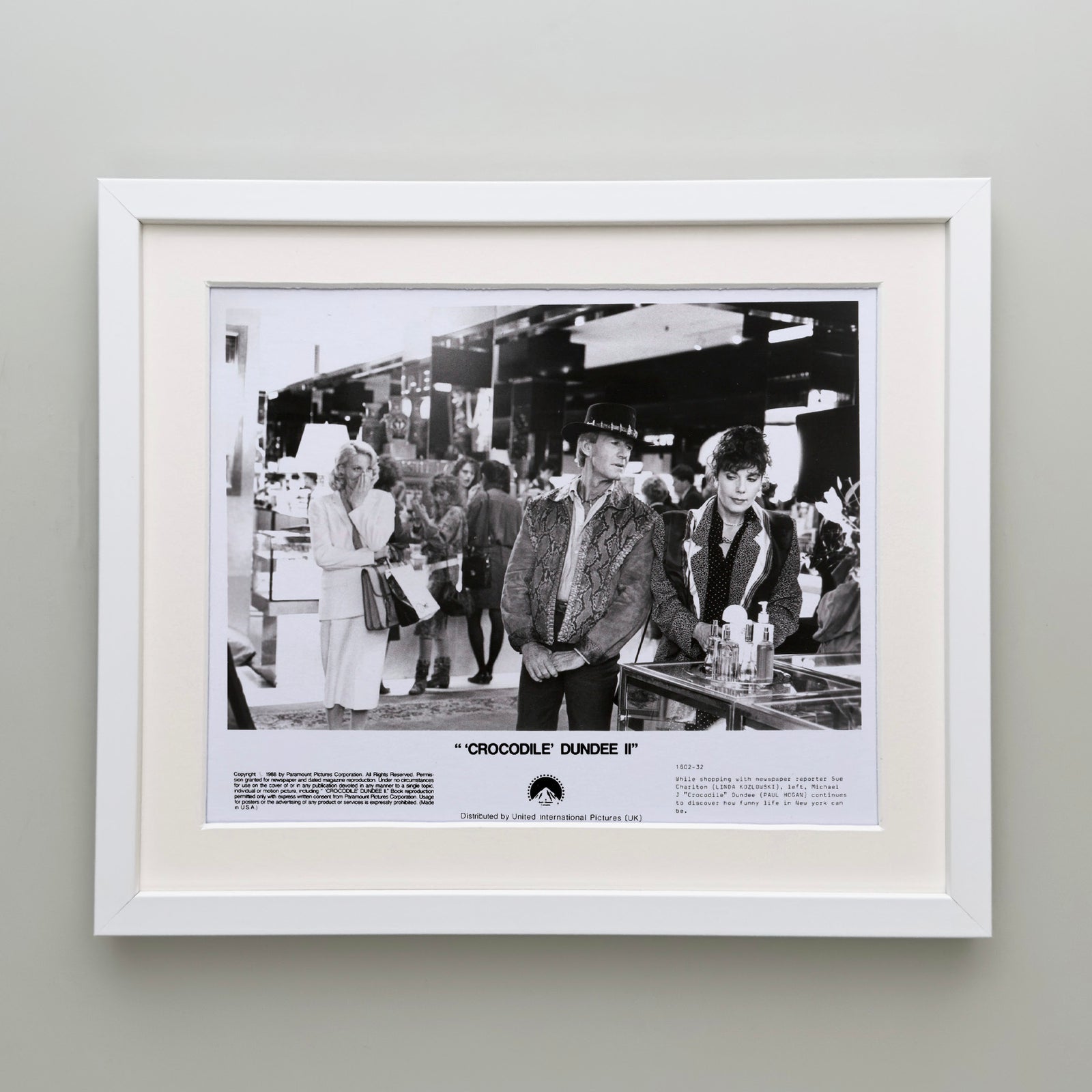 Crocodile Dundee 2 1988 Publicity Film Movie Press Still Framed
