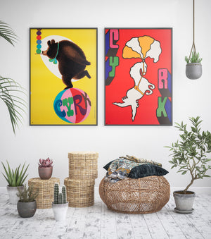 Cyrk Ballet Horse R1979 Polish Circus Poster, Jan Mlodozeniec