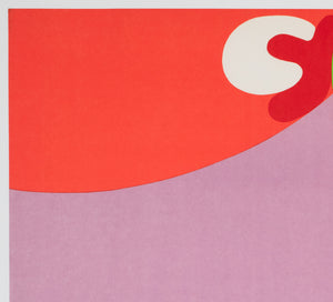 CYRK Mona Lisa Contortionist R1970s Polish Circus Poster, Maciej Urbaniec - detail