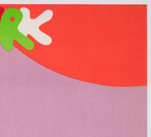 CYRK Mona Lisa Contortionist R1970s Polish Circus Poster, Maciej Urbaniec - detail