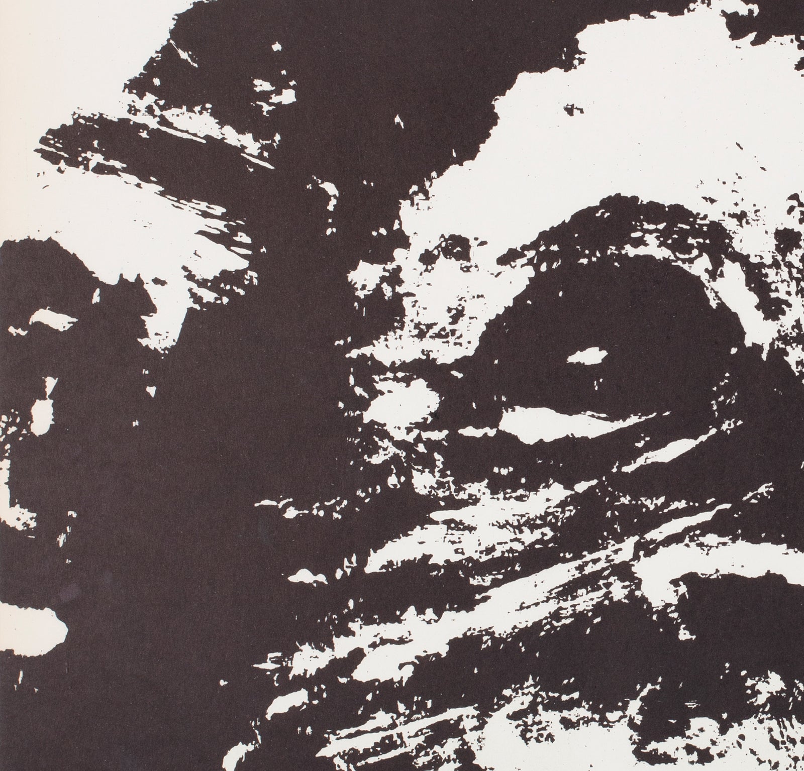 Cyrk Smoking Chimpanzee 1964 B1 Polish Circus Poster, Waldemar Swierzy - detail