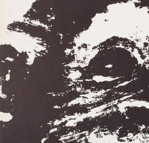 Cyrk Smoking Chimpanzee 1964 B1 Polish Circus Poster, Waldemar Swierzy - detail