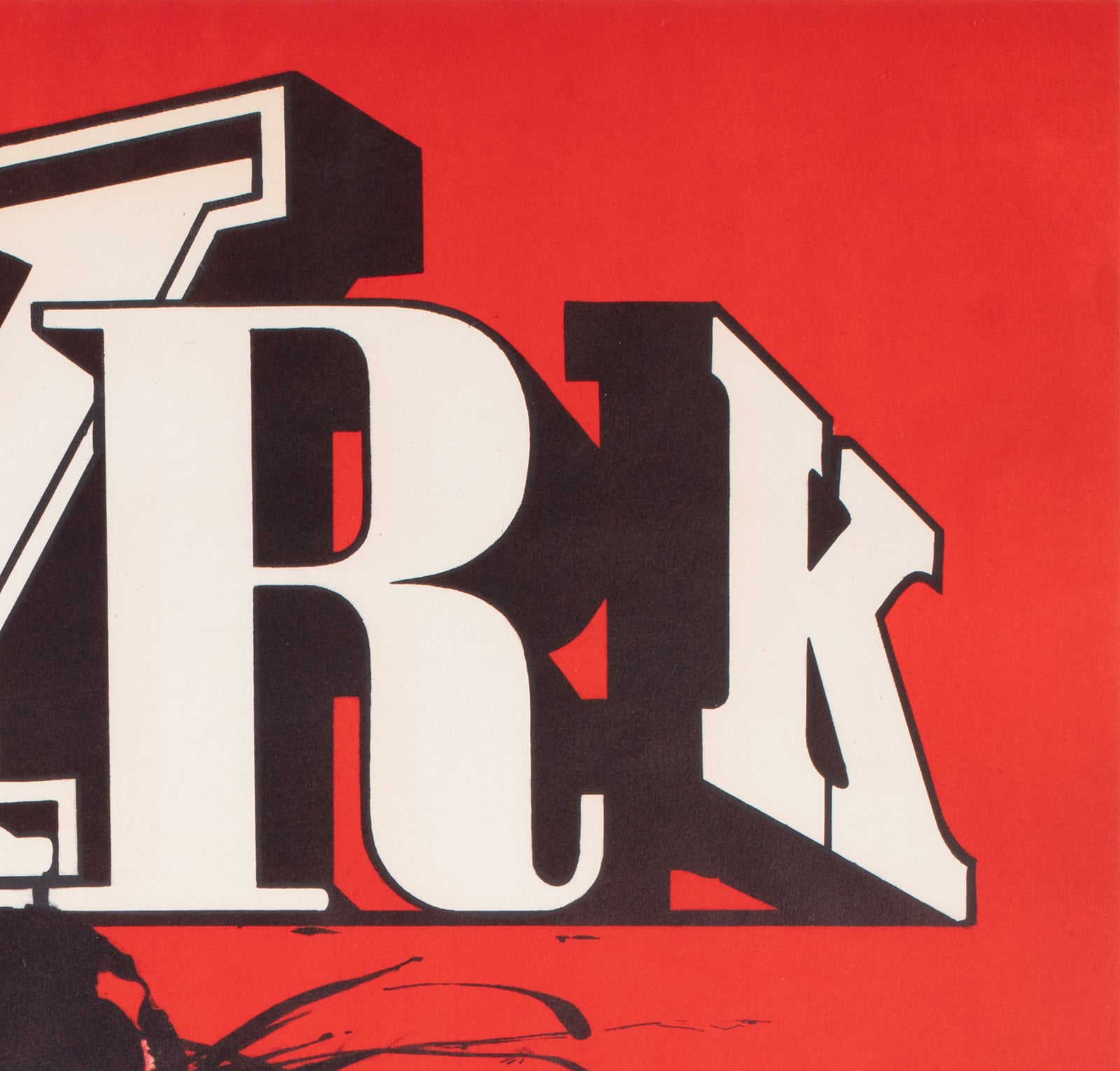 Cyrk Waistcoated Seal 1966 Polish Circus Poster Waldemar Swierzy - detail