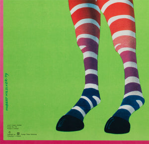 Cyrk Zebra Acrobat 1979 Polish Circus Poster, Hubert Hilscher - detail