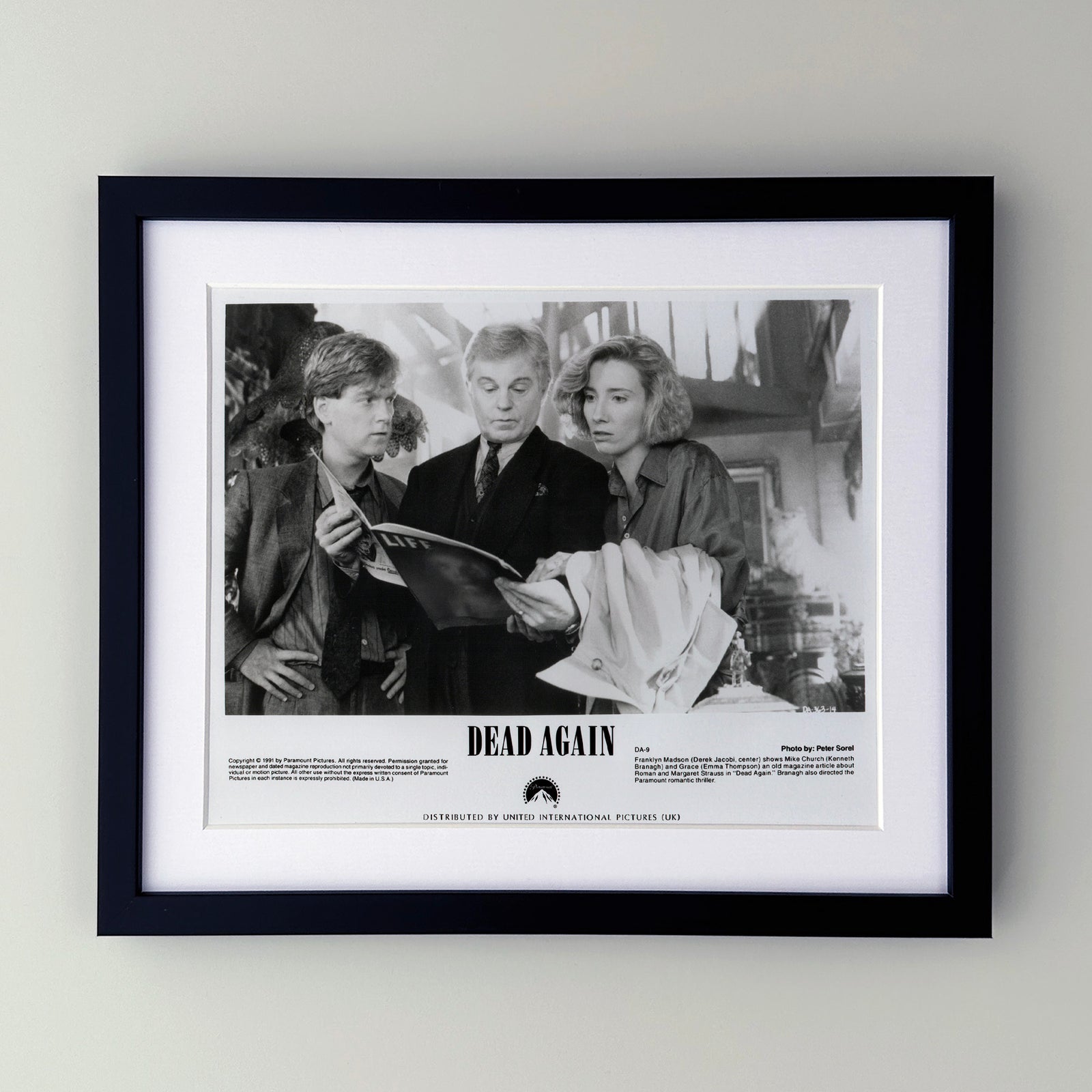 Dead Again 1991 Film Movie Press Publicity Still Framed