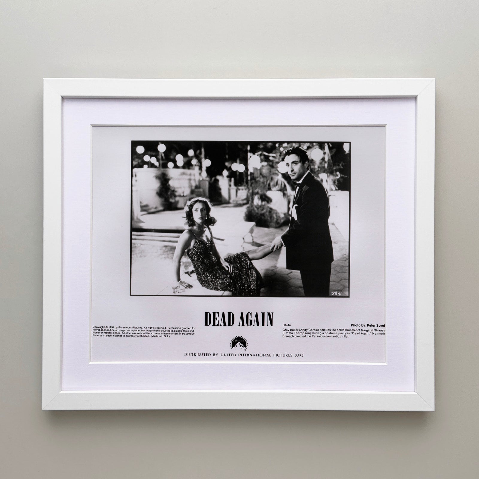 Dead Again 1991 Film Movie Press Publicity Still Framed