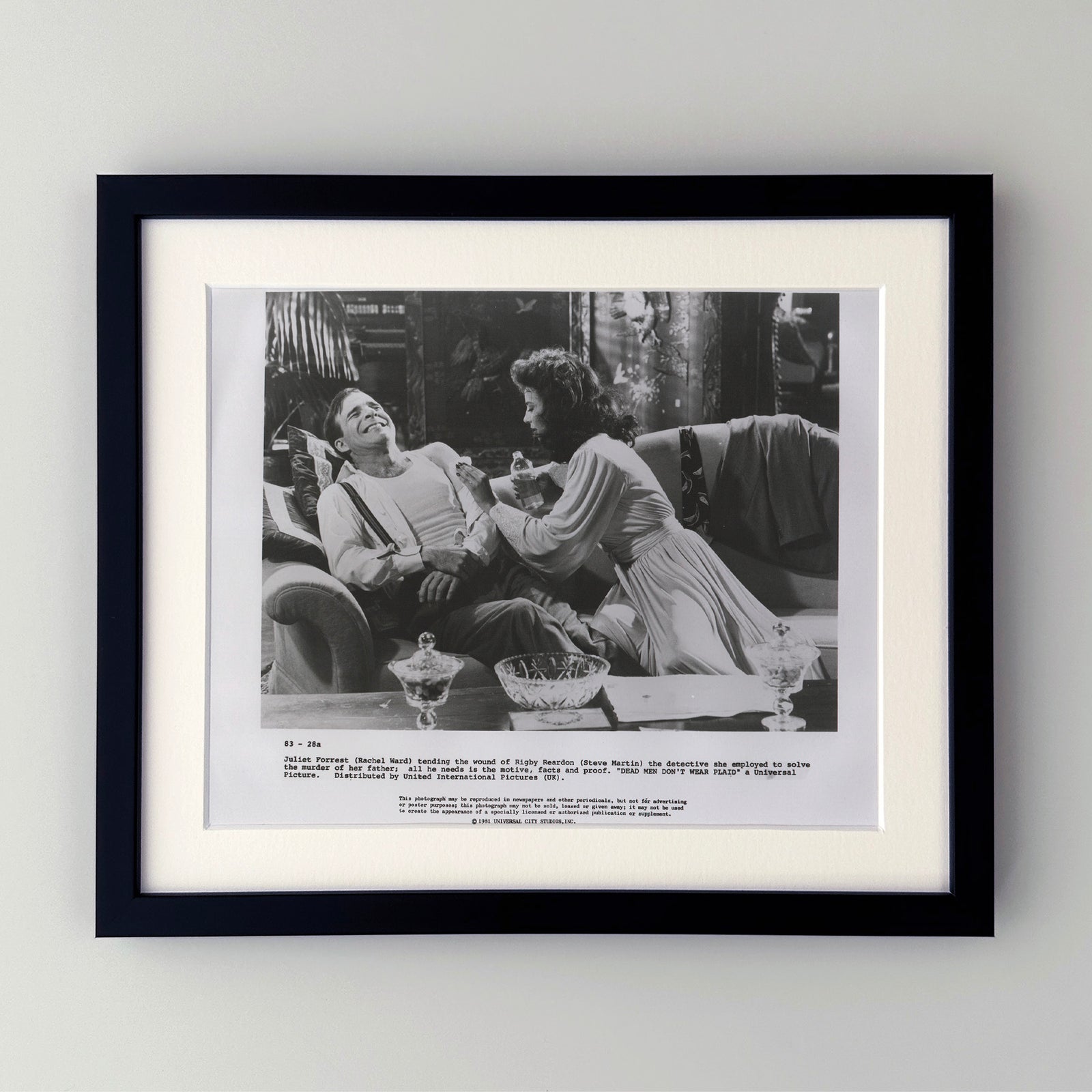 Dead Men Dont Wear Plaid 1982 Film Movie Press Publicity Still Framed