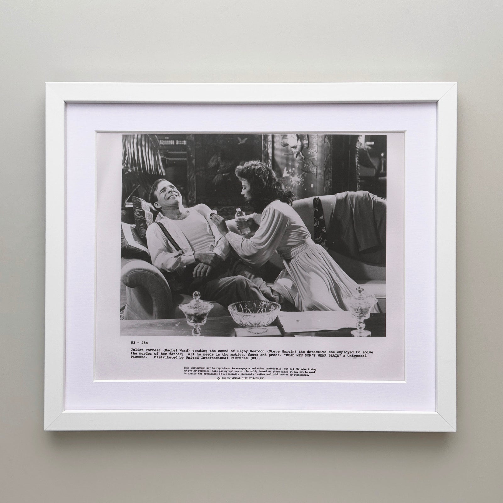 Dead Men Dont Wear Plaid 1982 Film Movie Press Publicity Still Framed
