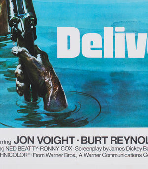 Deliverance 1972 UK Quad Film Movie Poster - detail