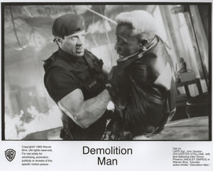Demolition Man 1993 Film Movie Press Publicity Still Framed