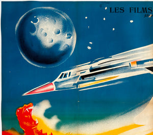 Destroy All Monsters 1970 French Grande Film Movie Poster, Constantin Belinsky - detail
